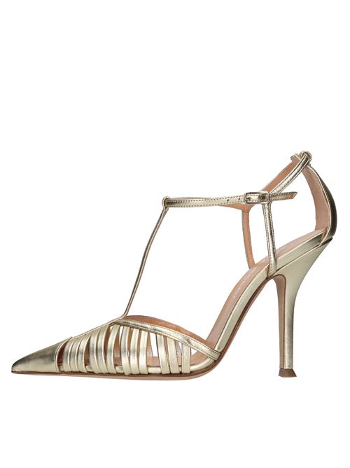 Décolleté in pelle LELLA BALDI | LT981 NAP. LAM.PLATINO